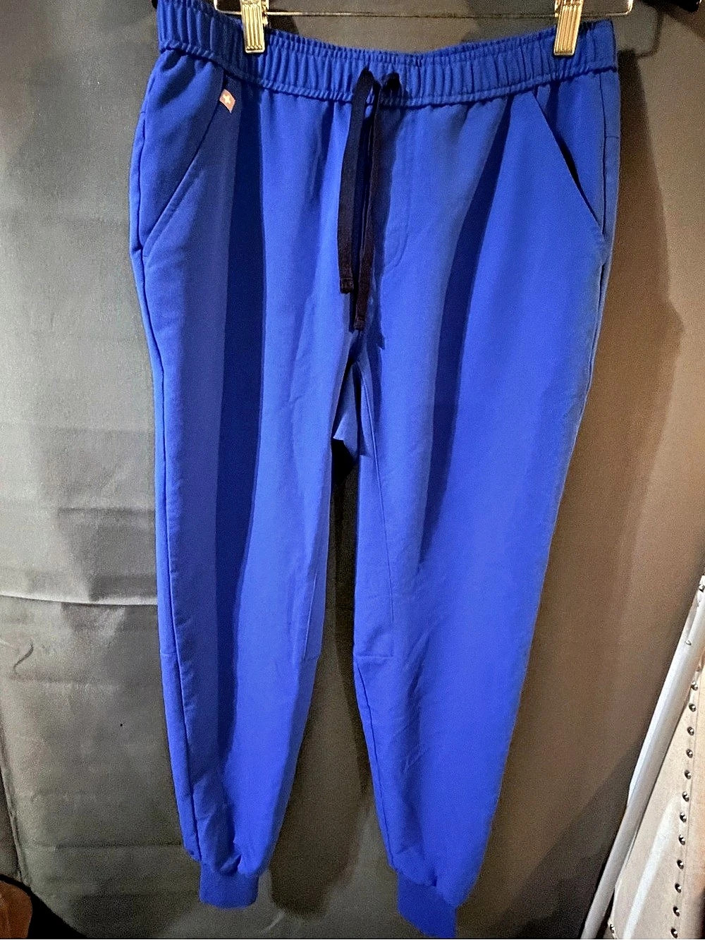 FIGS Zamora Jogger Scrub Pants Cobalt Blue Medium